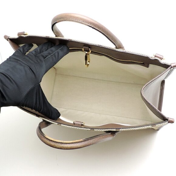 GUCCI Beige Leather Tote Bag - Picture 6 of 9
